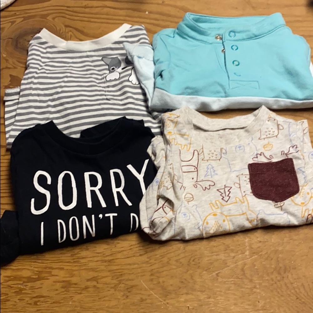 Baby boys long sleeve shirts